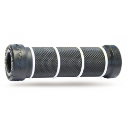 Progrip, gripy PG866 CUSTOM CHOPPER (22+25mm, dél.130mm), stříbrná barva