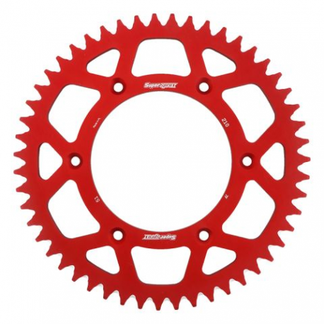 Supersprox, rozeta duralová 7075-T6 (ERGAL) 289 51 Honda CR/CRF '83-'16 (JTR210.51), červená barva,
