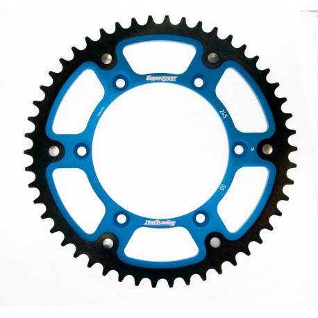 Supersprox, rozeta 270 49 STEALTH (ocelová / duralová) Yamaha YZ/YZF '99-'18, modrá barva,