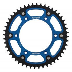 Supersprox, rozeta 899 48 STEALTH (ocelová / duralová) KTM SX/EXC/EXCF/SXF, Husqvarna TE/TC/FE/TC '16- (JTR897.48), modrá barva
