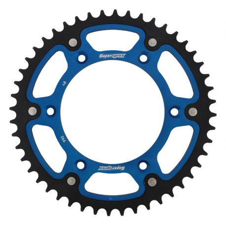 Supersprox, rozeta 899 48 STEALTH (ocelová / duralová) KTM SX/EXC/EXCF/SXF, Husqvarna TE/TC/FE/TC '16- (JTR897.48), modrá barva