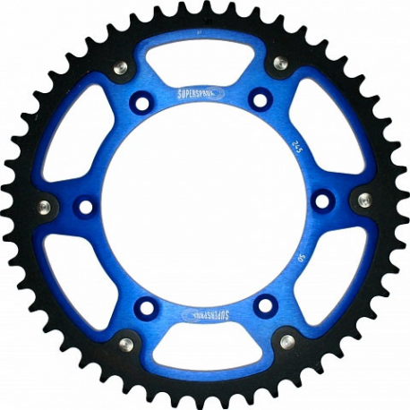 Supersprox, rozeta 899 53 STEALTH (ocelová / duralová) KTM SX/EXC/EXCF/SXF, Husqvarna TE/TC/FE/TC '16- (JTR897.53), modrá barva