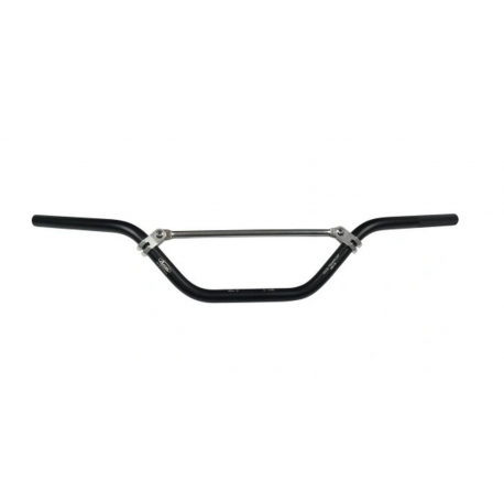 Accel, alu řidítka s hrazdou (22,2mm) ATV, nízká, černá barva (šířka 770mm, výška 130mm)