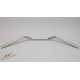 Accel, alu řididítka STREET (22,2mm), nízká, stříbrná barva