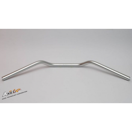 Accel, alu řididítka STREET (22,2mm), nízká, stříbrná barva
