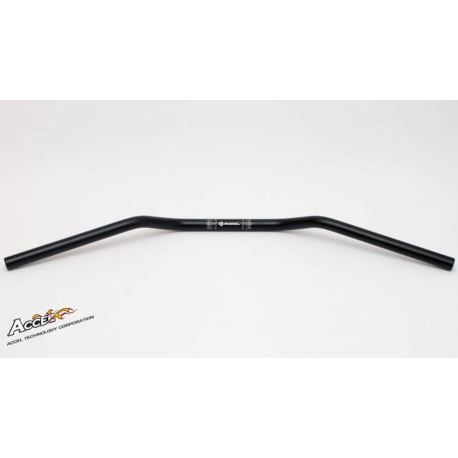 Accel, alu řididítka STREETFIGHTER (22,2mm), černá barva