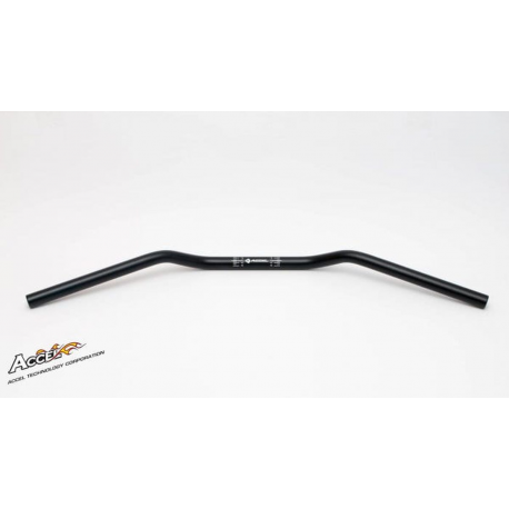 Accel, alu řididítka STREET (22,2mm), nízká, černá barva