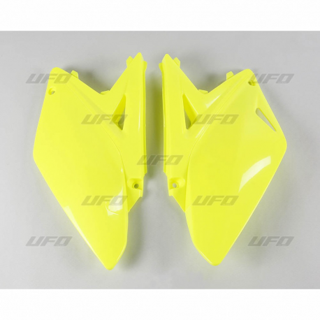 UFO, podsedlové tabulky, Suzuki RMZ 250 '10-'18 žlutá barva FLUO