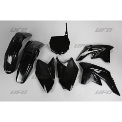 UFO, sada plastů, Suzuki RMZ 250 '07-'09 černá barva (SU407E001)