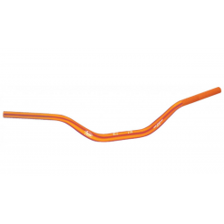 Accel, alu řididítka (28,6mm) TAPER MX MINI CROSS (50-85 CCM) vysoká (7075-T6) ERGAL, oranžová barva (šířka 732mm)
