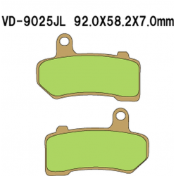Vesrah, brzdové desky KH409 Sintered (zlaté) Harley Davidson