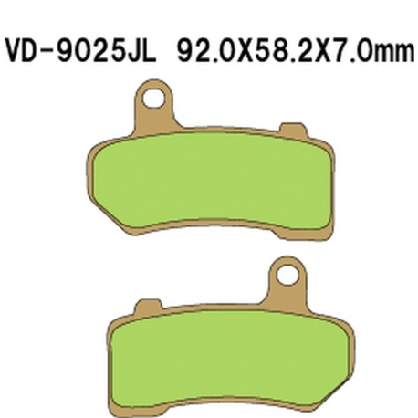 Vesrah, brzdové desky KH409 Sintered (zlaté) Harley Davidson