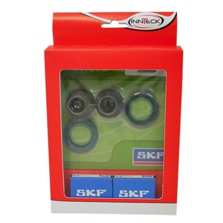 SKF, sada ložisek, gufer a rozpěrek předního kola, Honda CRF 250R '04-'19, CRF 450R '02-'19