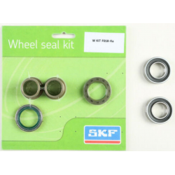 SKF, sada ložisek, gufer a rozpěrek předního kola, Kawasaki KXF 250 '06-'19, KXF 450 '06-'18 KX 125/250