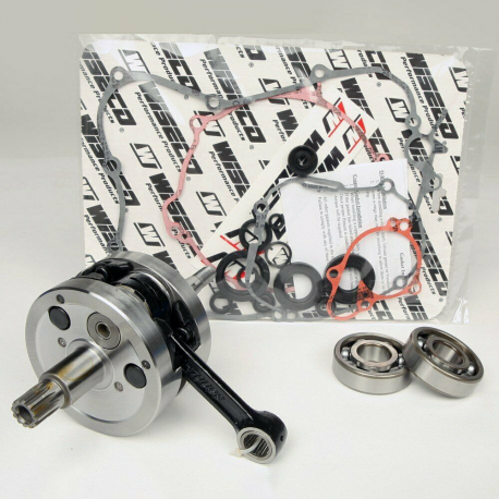 Wiseco, kliková hřídel, KTM SX 85 `03-15 (sada s ložisky, gufery a těsněním na spodek motoru)