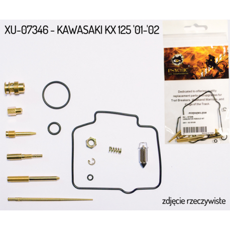 Nachman, opravná sada karburátoru, Kawasaki KX 125 '01-'02 (PSYCHIC)(26-1410)