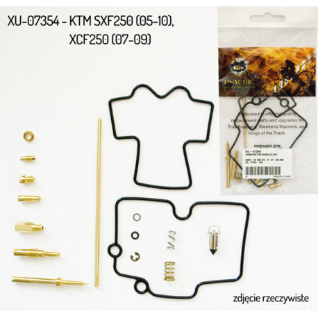 Nachman, opravná sada karburátoru, KTM SXF 250 '05-'10, XCF 250 '07-'09 (PSYCHIC)(26-1520)