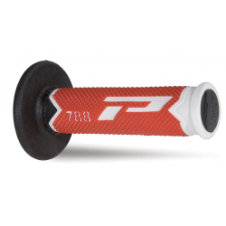 Progrip, gripy PG788 Off Road (22+25mm, dél.115mm), barva bílá/červená/černá (trojsměs.)(788-216)