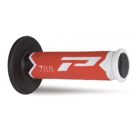 Progrip, gripy PG788 Off Road (22+25mm, dél.115mm), barva bílá/červená/černá (trojsměs.)(788-216)