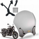 Kappa, montážní sada plexi, 100ALK, 100ALBK, 140AK, 140SK MOTO GUZZI V7 III Stone / Special (17-19)