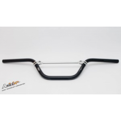 Accel, alu řidítka s hrazdou (22,2mm) MX typ Yamaha YZ vysoká, černá barva (šířka 803mm, výška 92mm)