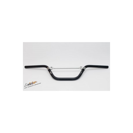 Accel, alu řidítka s hrazdou (22,2mm) MX typ Yamaha YZ vysoká, černá barva (šířka 803mm, výška 92mm)