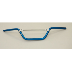 Accel, alu řidítka s hrazdou (22,2mm) ATV vysoká, modrá barva (šířka 770mm, výška 160mm)