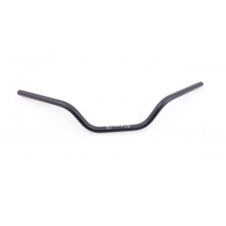 Accel, alu řidítka s hrazdou PIT BIKE 'M', černá barva (šířka 680mm, výška 190mm), černá barva