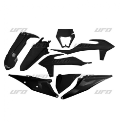 UFO, sada plastů, KTM EXC/EXC-F '20-23, černá barva (KT527E001)