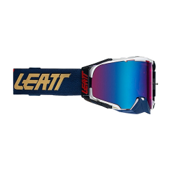 Leatt, brýle Velocity 6.5 Iriz Goggle ROYAL LENS BLUE UC 26% - , barva granátová/bílá, zrcadlové sklo modré