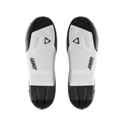 Leatt (2022), podrážka bot CROSS 4.5/5.5 FLEXLOCK SOLE PAIR White/Black, barva bílá/černá, velikost 42/43