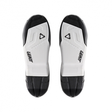 Leatt (2022), podrážka bot CROSS 4.5/5.5 FLEXLOCK SOLE PAIR White/Black, barva bílá/černá, velikost 42/43