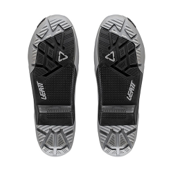 Leatt (2022), podrážka bot CROSS 4.5/5.5 FLEXLOCK SOLE PAIR GREY/Black, barva šedá/černá, velikost 42/43