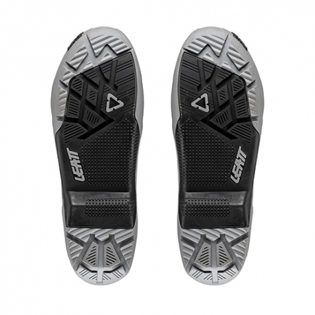 Leatt (2022), podrážka bot CROSS 4.5/5.5 FLEXLOCK SOLE PAIR GREY/Black, barva šedá/černá, velikost 42/43