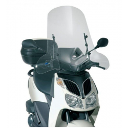 Kappa, plexištít, Kymco / SYM / Peugeot / Yamaha / Aprilia / Honda, čirý 66 x 67 cm - bez držáků