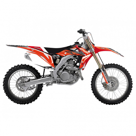 Blackbird, kompletní sada polepů + potah sedla, Honda CRF 250 14-17, CRF 450 13-16 Dream 4