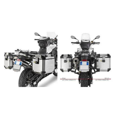 Kappa, nosiče bočních kufrů Monokey, CAM SIDE BMW F 650 GS / F 800 GS (08-17), F 700 GS (13-17) - pro kufry KFR K'FORCE ALU