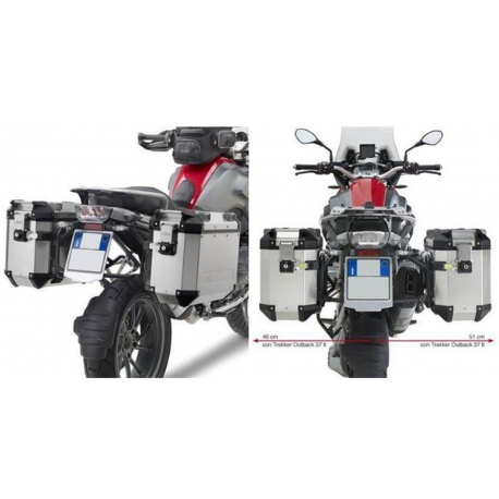 Kappa, nosiče bočních kufrů Monokey, CAM SIDE BMW R 1200 GS (13-18), R 1250 GS (19), R 1250 GS Adventure (19) - POD KUFRY KFR K