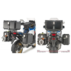 Kappa, nosiče bočních kufrů Monokey, CAM SIDE Honda CRF 1100L Africa Twin Adventure Sports (20) - pro kufry KFR K'FORCE ALU