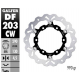 Galfer, brzdový kotouč Kawasaki NINJA 250R '08-'12, ZX25R '20-'21 (290X130X4,5 mm) duralový unašeč (990 GRAM)