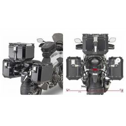 Kappa, nosiče bočních kufrů Monokey, CAM SIDE Honda CB 500 X (19-20) - pro kufry KFR K'FORCE ALU