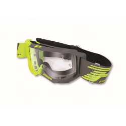Progrip, MX brýle PG3300-347 TR VISION, barva žlutá fluo šedá (sklo PG3310 čiré Antiscratch, No Fog, Anti UV)