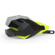 Racetech, kryty páček, HP3 ADVENTURE barva černá/žlutá NEON- bez montážní sady