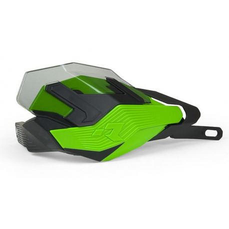 Racetech, kryty páček, HP3 ADVENTURE barva zelená/černá - bez montážní sady
