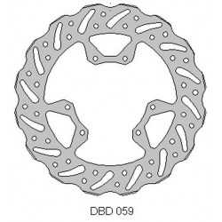 Delta Braking, přední brzdový kotouč, Honda CRF 250 '15-21, CRF 450 '15-21, WAVE (260X101,2X4mm) (6X6,5mm) (NG1486)