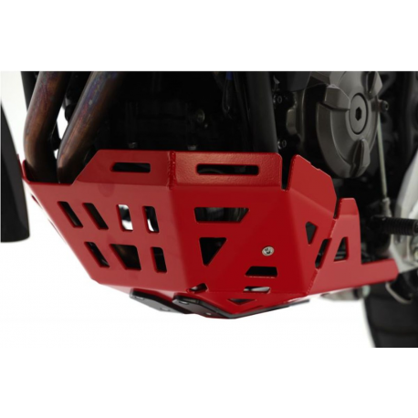 CrossPro, duralový kryt pod motor, Yamaha XTZ 690 TENERE 700 '21-, červená barva (EURO 5)