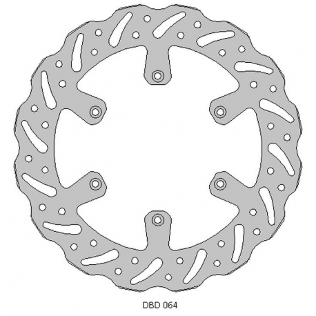 Delta Braking, přední brzdový kotouč, Yamaha YZ 125 '17-21, WRF/YZ/YZF 250 '15-21, WRF/YZF 450 '16-21 WAVE ULTRA LIGHT (270X118X