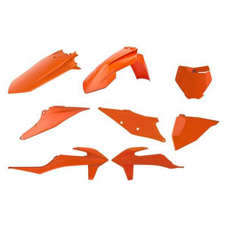 Polisport, sada plastů, KTM SX/XC/SX-F/XC-F '19, oranžová OEM barva