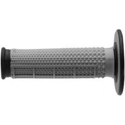 Renthal, gripy MX Dual Compound Tapered Half Waffle, (dvousměs.), barva šedá/černá