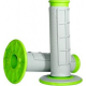 Renthal, gripy MX Dual Compound DIAMONT GREEN WAFF, (dvousměs.), barva šedá/zelená